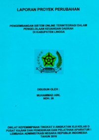 Pengembangan Sistem Online Terintegrasi Dalam Pengelolaan Keuangan Daerah Di Kabupaten Lingga (Dinas Pengelolaan Keuangan dan Aset Daerah)