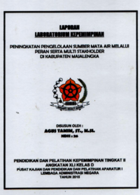 Peningkatan Pengelolaan Sumber Mata Air Melalui Peran Serta Multi Stakholder Di Kabupaten Majalengka (Dinas Pengelolaan Sumber Daya Air Pertambangan dan Energi (PSDAPE))