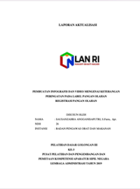 Pembuatan Infografis Dan Video Mengenai Keterangan Peringatan Pada Label Pangan Olahan Registrasi Pangan Olahan (BPOM)