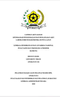 Optimalisasi Pengendalian Dan Pengawasan Aset Laboratirium Elektronika Di Pusat Sains Dan Teknologi Atmosfer Lapan (Lembaga Penerbangan dan Antariksa Nasional )