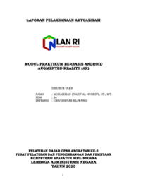Modul Praktikum Berbasis Android Augmented Reality (AR) Universitas Silliwangi
