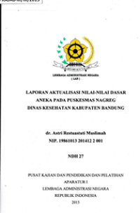 Nilai-Nilai Dasar Aneka di Puskesmas Nagreg