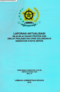 Nilai-Nilai Dasar Profesi ASN di SDN Pangkalan Jati 1