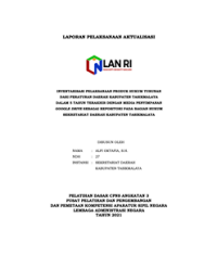 Inventarisasi Pelaksanaan Produk Hukum Turunan Dari Peraturan Daerah Kabupaten Tasikmalaya Dalam 5 Tahun Terakhir Dengan Media Penyimpanan Google Drive Sebagai Repositori Pada Bagian Hukum Sekretariat Daerah Kabupaten Tasikmalaya
