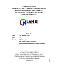Pembiasaan Hafalan Surat-Surat Pendek Dengan Media Informasi Dan Teknologi Di Kelas V SDN Sirnaputra Kecamatan Cigalontang Dinas Pendidikan Dan Kebudayaan Kabupaten Tasikmalaya