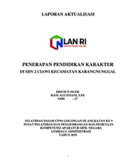 Penerapan Pendidikan Karakter Di SDN 2 Ciawi Kecamatan Karangnunggal Dinas Pendidikan dan Kebudayaan Kabupaten Tasikmalaya