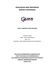 Bandung Caang (BACANG) Dinas Perhubungan Kota Bandung