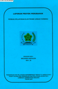 Perban (Pelaporan Elektronik Urban Farming) Dinas Pertanian dan Ketahanan Pangan Kota Bandung (TERBAIK)