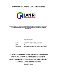 Pembuatan Infografis Sebagai Media Penyebaran Informasi Untuk Prosedur Pendaftaran Produk Untuk Notifikasi Kosmetik (BPOM)