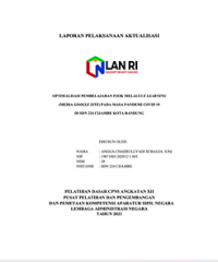 Optimalisasi Pembelajaran PJOK Melalui E Learning (Media Google Site) Pada Masa Pandemi Covid 19 Di SDN 224 Cijambe Kota Bandung