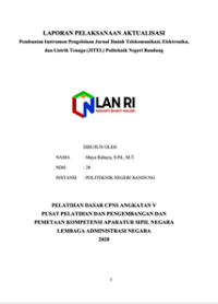 Pembuatan Instrumen Pengelolaan Jurnal Ilmiah Telekomunikasi, Elektronika, Dan Listrik Tenaga (JITEL) Politeknik Negeri Bandung