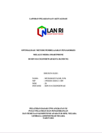 Optimalisasi Metode Pembelajaran Penjasorkes Melalui Media Smartphone Di SDN 014 Cigondewah Kota Bandung