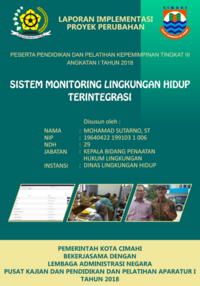 Sistem Monitoring Lingkungan Hidup Terintegrasi (Dinas Lingkungan Hidup Kota Cimahi)