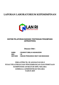 Sistem Pelaporan Barang Tentengan Penumpang (SiPBANTENG) (BPOM - Badan Pengawas Obat dan Makanan)