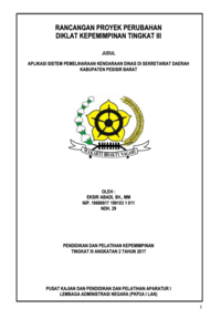 Aplikasi Sistem Pemeliharaan Kendaraan Dinas Di Sekretariat Daerah Kabupaten Pesisir Barat (Bagian Umum Sekretariat Daerah Kabupaten Pesisir Barat)
