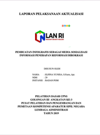 Pembuatan Infografis Sebagai Media Sosialisasi Informasi Penerapan Reformasi Birokrasi (BPOM)