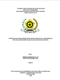 Optimalisasi Mekanisme Pengukuran Bidang Dalam Program PTSL Di Kantor Pertanahan Kota Bandar Lampung (Kementerian Agraria dan Tata Ruang/Badan Pertanahan Nasional)