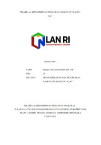 GASKEUN PISAN (Gerakan Akselerasi Personil Infrastruktur Sistem Administrasi Networking) Dinas Perikanan dan Peternakan Kabupaten Bandung Barat (TERBAIK)