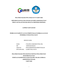 Pembuatan Pamflet Layanan Perpustakaan Lembaga Layanan Pendidikan Tinggi (LLDIKTI) Wilayah IV