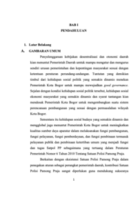 Pembentukan Sekretariat PPNS Dalam Upaya Optimalisasi Kinerja PPNS Di Kota Bogor (Satpol PP - Satuan Polisi Pamong Praja)
