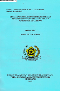 Nilai-Nilai Dasar Aneka di SDN Pasirgunung Selatan 2