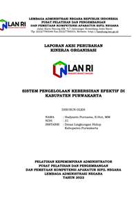 Sistem Pengelolaan Kebersihan Efektif di Kabupaten Purwakarta (Dinas Lingkungan Hidup)