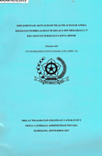 Nilai-Nilai Dasar Aneka di SDN Mekarjaya 17