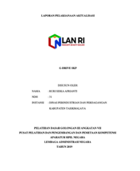 G-Drive SKP (Dinas Perindustrian Dan Perdagangan Kabupaten Tasikmalaya (TERBAIK 1)