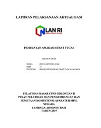 Pembuatan Aplikasi Surat Tugas (BPOM)