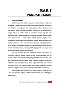 Strategi Peningkatan Kinerja Organisasi Melalui Penataan Regulasi Di Lingkungan Polri Studi Tentang Perubahan Nomenklatur Peraturan Kapolri Menjadi Peraturan Kepolisian (Legal Drafter Madya Kepolisian Negara Republik Indonesia)