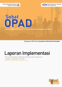 SOBAT OPAD; Sinergi Organisasi Bersama APIP Terintegrasi Optimalisasi Pendapatan Asli Daerah (BPKP - Badan Pengawasan Keuangan dan Pembangunan)