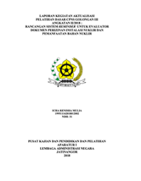 Rancangan Sistem Reminder Untuk Evaluator Dokumen Perizinan Instalasi Nuklir dan Pemanfaatan Bahan Nuklir (Badan Pengawas Tenaga Nuklir )