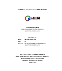 Pendidikan Berkarakter Di SDN Cisasah Kabupaten Tasikmalaya Kabupaten Tasikmalaya