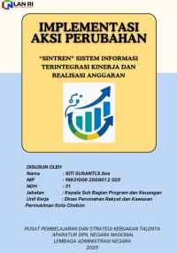SINTREN; Sistem Informasi Terintegrasi Kinerja dan Realisasi Anggaran Dinas Perumahan Rakyat dan Kawasan Permukiman Kota Cirebon