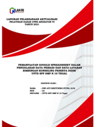 Pemanfaatan Google Spreadsheet Dalam Pengolahan Data Pribadi Dan Data Layanan Bimbingan Konseling Peserta Didik UPTD SPF SMPN 10 Tegal