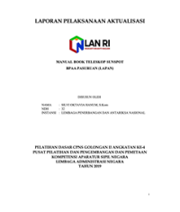 Manual Book Teleskop Sunspot (LAPAN)