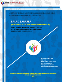 BALAD SARAREA (Sahabat Layanan dan Edukasi Kesehatan Ramah Remaja) Kelas Edukasi Kesehatan Remaja sebagai Upaya Penurunan Kematian Ibu, Kematian Bayi dan Stunting Dinas Kesehatan Kota Bandung