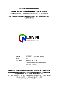 Sistem Informasi Pelayanan Bantuan Hukum (SIMPELBAKUM) pada Sekretariat Daerah Kota Bandung