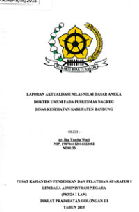 Nilai-Nilai Dasar Aneka di Puskesmas Nagreg