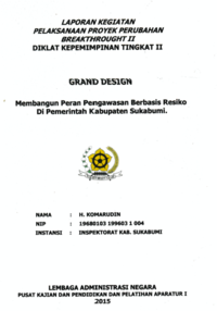 Membangun Peran Pengawasan Berbasis Resiko Di Pemerintah Kabupaten Sukabumi (Inspektorat Daerah)