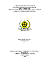 Penggunaan SARAH (Sistem Akses Jarak Jauh) Di Lab Komputer Unit Kerja P2STPIBN (Badan Pengawas Tenaga Nuklir )