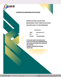 Peningkatan Minat Belajar Siswa Menggunakan MAVIS (Media Audio Visual) Pada Siswa Kelas IV Di SDN Barangbang Kabupaten Tasikmalaya
