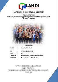 Sistem Informasi Industri Rumah Tangga Pangan Bersertifikat (Si-Rungkat) Di Dinas Kesehatan Kota Cirebon