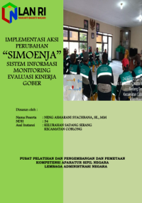 Sistem Informasi Monitoring dan Evaluasi Kinerja Gober (SIMOENJA) - Kelurahan Sadang Serang Kota Bandung
