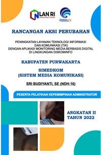 Peningkatan Layanan Teknologi Informasi Dan Komunikasi (TIK) Dengan Aplikasi Monitoring Media Berbasis Digital (SIMEDKOM - Sistem Media Komunikasi) di Dinas Komunikasi dan Informasi Kabupaten Purwakarta