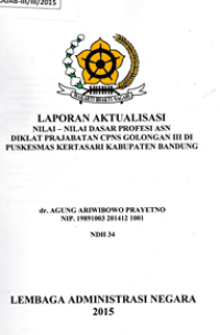 Nilai-Nilai Dasar Profesi ASN di Puskesmas Kertasari