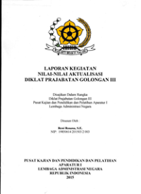 Laporan Aktualisasi Nilai-Nilai Dasar Profesi ASN di ANRI