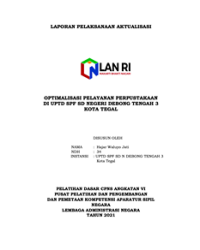 Optimalisasi Pelayanan Perpustakaan Di UPTD SPF SDN Debong Tengah 3 Kota Tegal