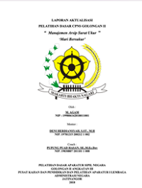 Manajemen Arsip Sirat Ukur Mari Bersukur (Kementerian Agraria dan Tata Ruang/Badan Pertanahan Nasional)