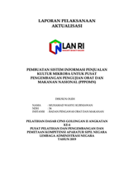 Pembuatan Sistem Informasi Penjualan Kultur Mikroba Untuk Pusat Pengembangan Pengujian Obat Dan Makanan Nasional (PPPOM) (BPOM)